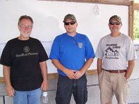 Match 9 Score Relay Winners - Bob Shields, Tom Murtiff, Mike Bonchack - Missing - Jeff Gates